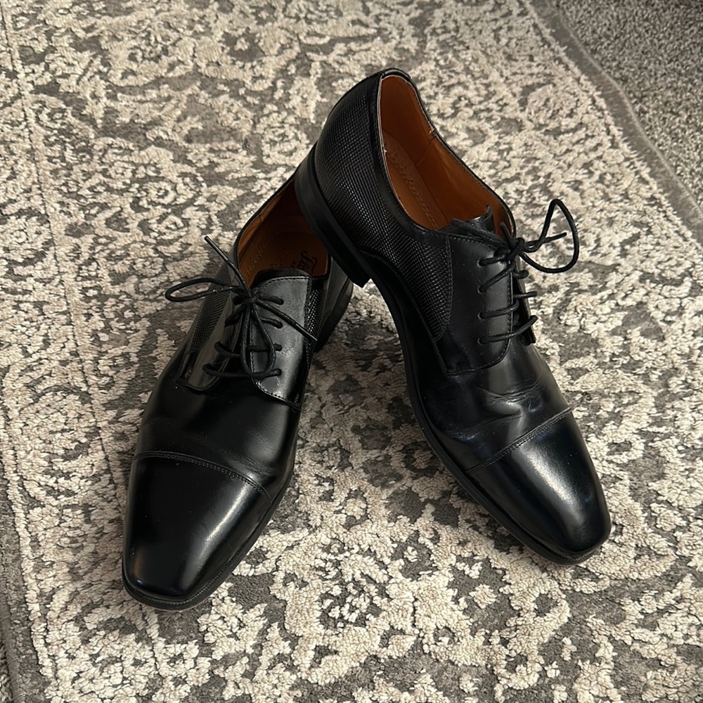 👨🏾Men's Black Leather Dress Shoes👨🏾